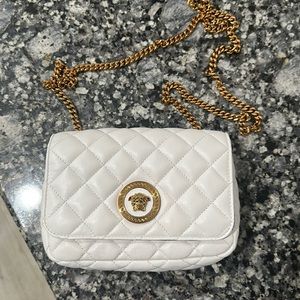 Authentic brand new white Versace crossbody